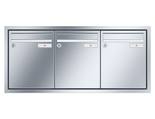 Renz Unterputz Eckrahmen | 10-0-25892 | 3-teilig 260x330x100 Edelstahl