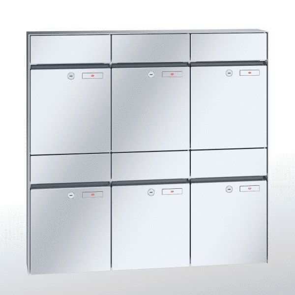 Renz Plan Aufputz | 60-0-60332 | 6-teilig 300x440x160 Edelstahl