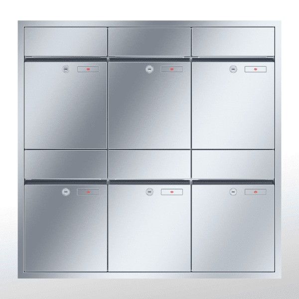 Renz Plan Unterputz | 60-0-60308 | 6-teilig 300x440x160 Edelstahl