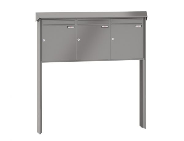 Renz Briefkastenanlage Prisma 3-teilig 370x440x145 mm lackiert
