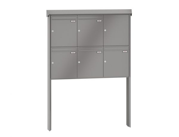 Renz Briefkastenanlage Prisma 5-teilig 370x440x145 mm lackiert