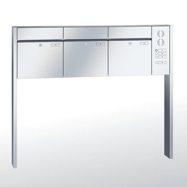 Renz Plan freistehend | 60-0-60092 | 3-teilig 400x440x160 Edelstahl, IK rechts
