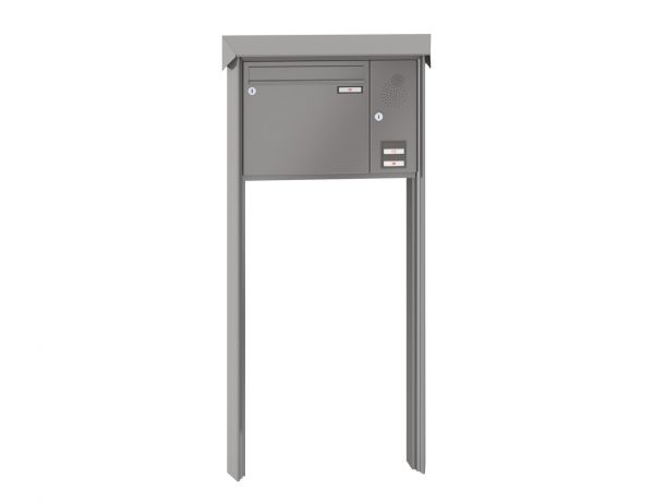 Renz Briefkastenanlage Prisma 1-teilig 370x330x145 mm lackiert mit Inst.-Kasten rechts