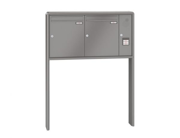 Renz Briefkastenanlage RS 2000 2-teilig 370x440x145 mm lackiert mit Inst.-Kasten rechts