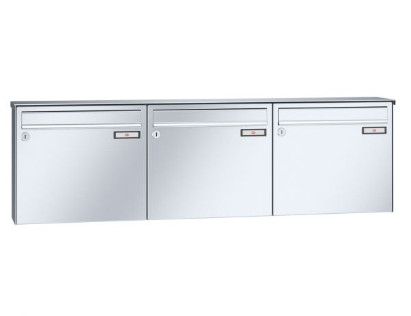 Renz Aufputz Basic | 10-0-35008 | 3-teilig 370x330x145 Edelstahl