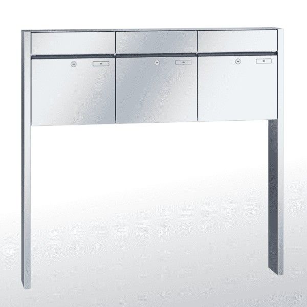 Renz Plan freistehend | 60-0-60080 | 3-teilig 400x440x160 Edelstahl