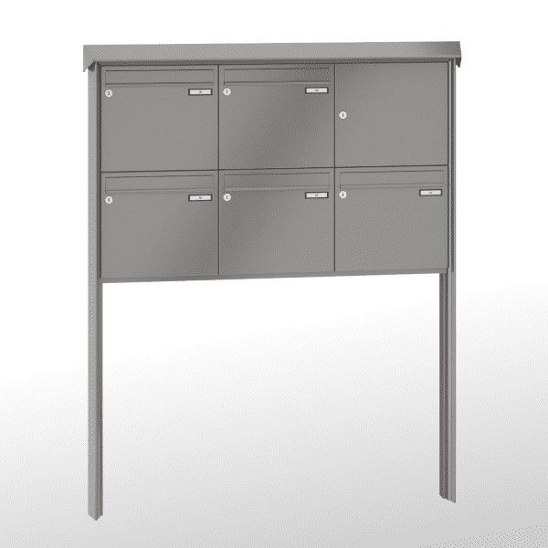 Renz Briefkasten freistehend Prisma |10-0-25296 | 370x330x100mm | 5-teilig