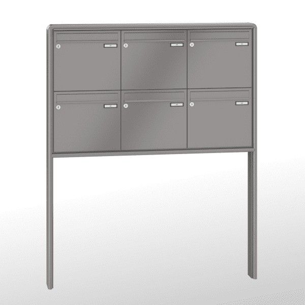 Renz Briefkastenanlage RS 2000 6-teilig 370x330x100 mm lackiert