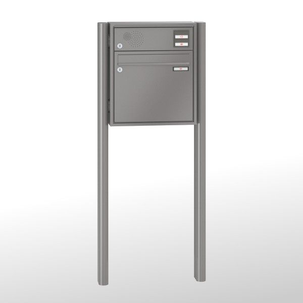 Renz Briefkastenanlage Quadra 1-teilig 370x330x145 mm lackiert mit Inst.-Kasten oben