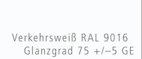 RAL 9016 verkehrsweiß