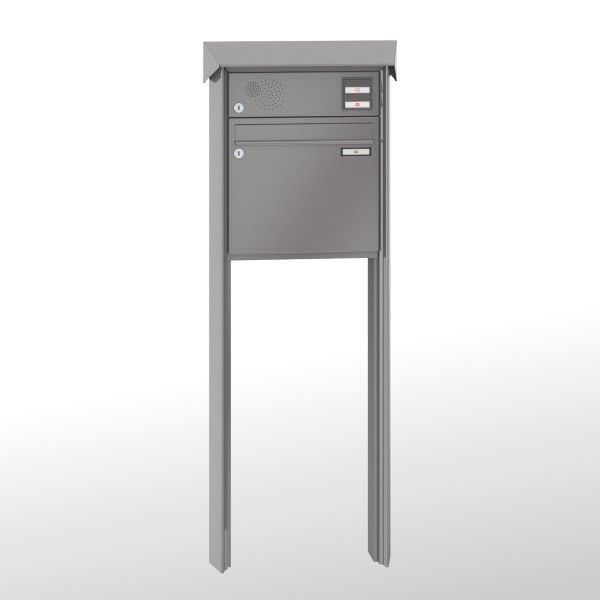 Renz Briefkastenanlage Prisma 1-teilig 370x330x145 mm lackiert mit Inst.-Kasten oben