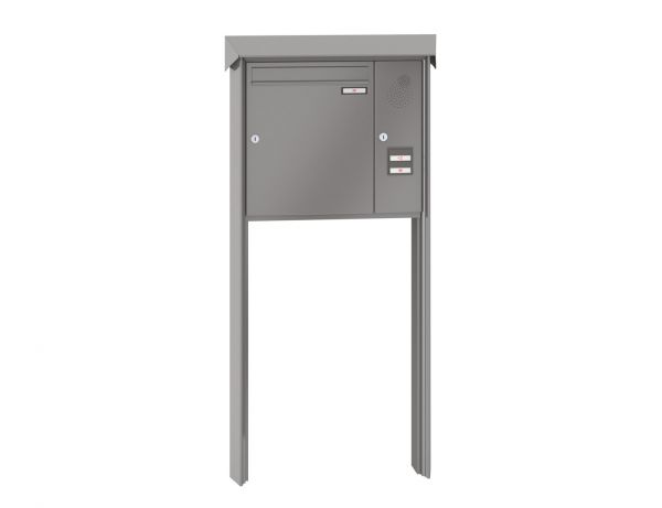 Renz Briefkastenanlage Prisma 1-teilig 370x440x145 mm lackiert mit Inst.-Kasten rechts