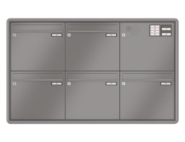 Renz Unterputz Rundrahmen | 10-0-35149 | 5-teilig 370x330x145 lackiert, IK rechts