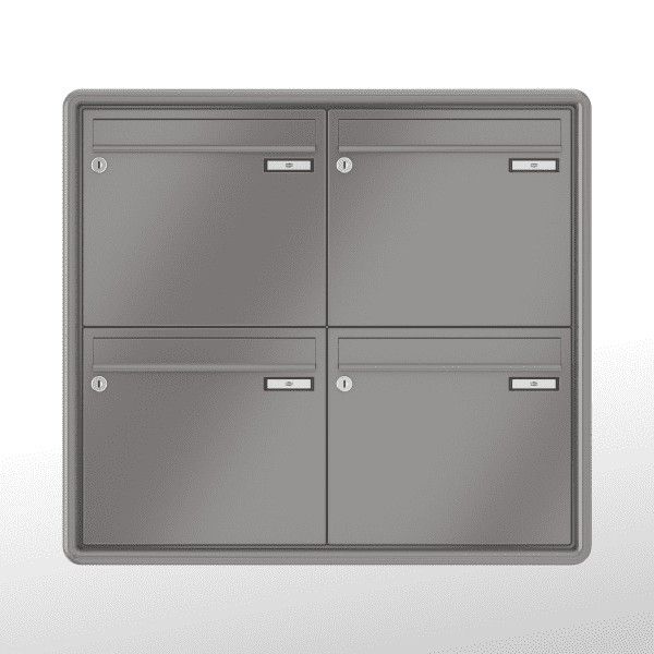 Renz Unterputz Rundrahmen | 10-0-35115 | 4-teilig 370x330x145 lackiert